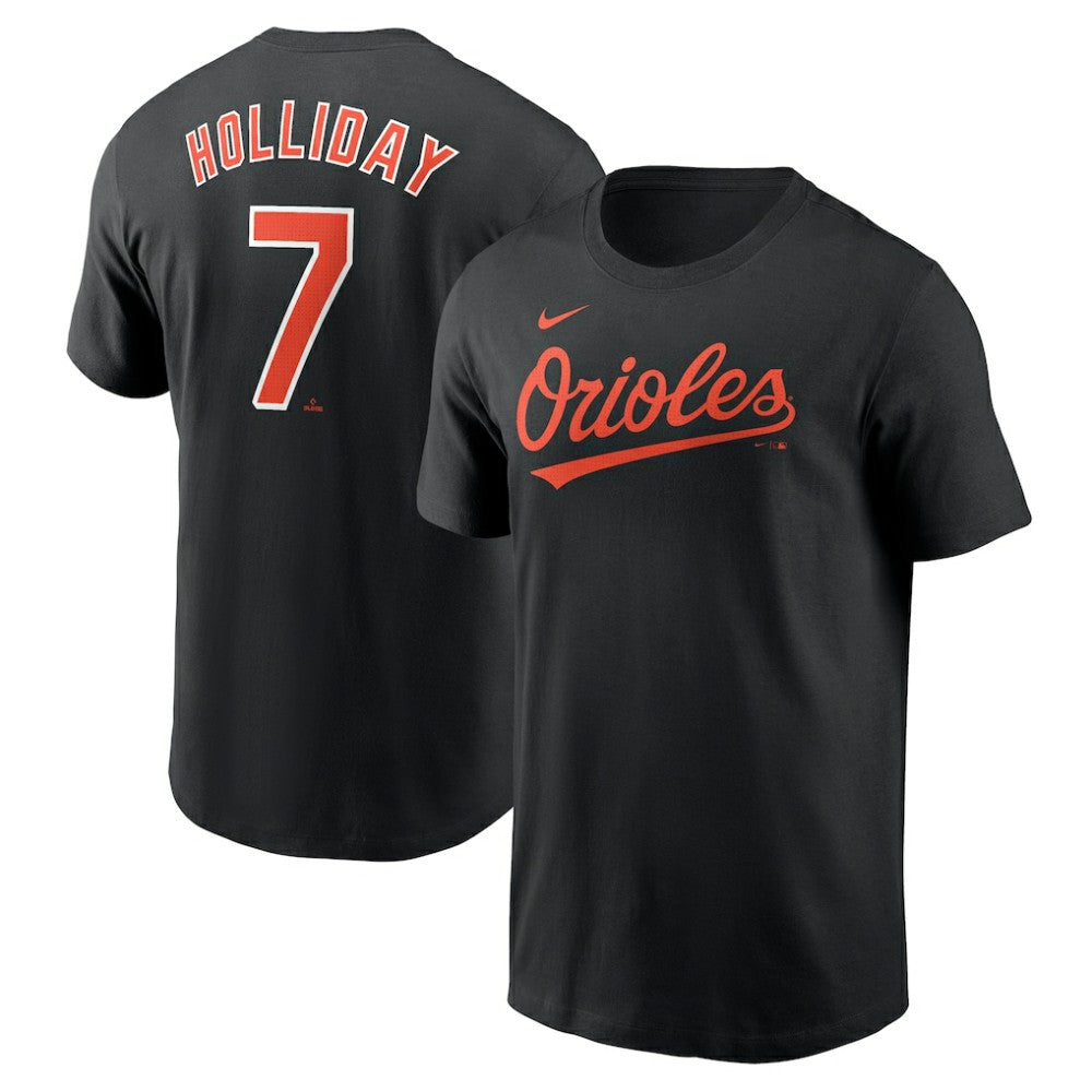 Jackson Holliday Baltimore Orioles Nike Fuse Name & Number T-Shirt - Black - Nike Lifestyle