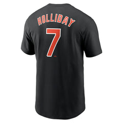 Jackson Holliday Baltimore Orioles Nike Fuse Name & Number T-Shirt - Black - Nike Lifestyle