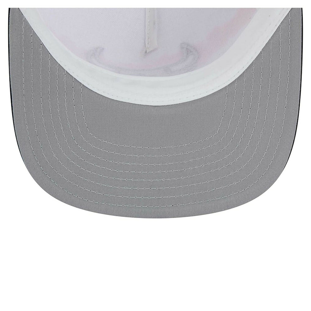 Chicago Bulls Dip-Dye 9FIFTY A-Frame Trucker Snapback Hat White/Black | New Era Lifestyle