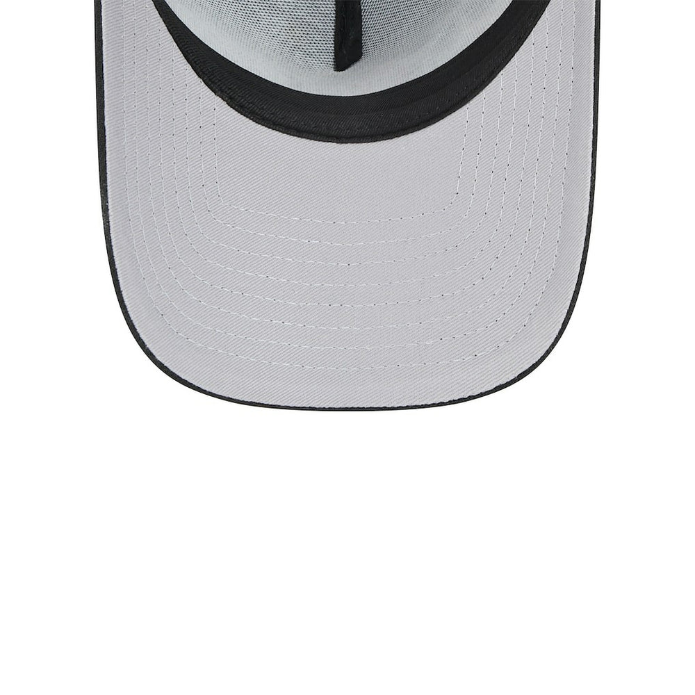 Jacksonville Jaguars New Era Women's Peace & Love Trucker 9FORTY Adjustable Hat Black