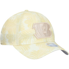 Cincinnati Bengals New Era Women's Frond 9TWENTY Adjustable Hat Cream