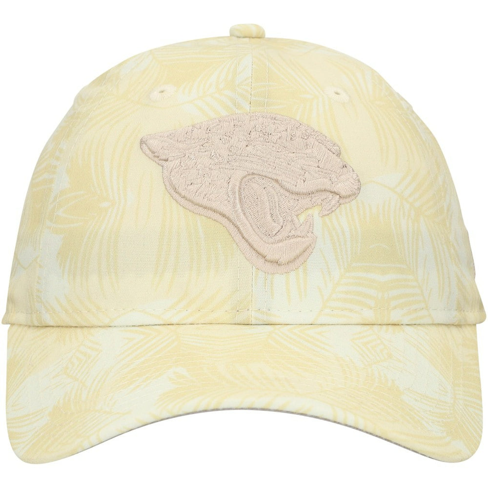 Jacksonville Jaguars New Era Women's Frond 9TWENTY Adjustable Hat Cream