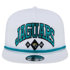Jacksonville Jaguars New Era Diamond Golfer Snapback Hat White