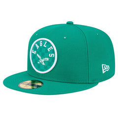 Philadelphia Eagles New Era Checkered 59FIFTY Fitted Hat Kelly Green