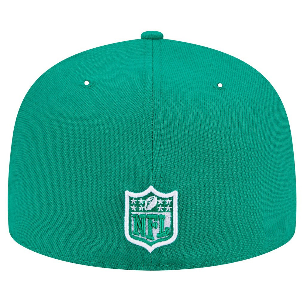 Philadelphia Eagles New Era Checkered 59FIFTY Fitted Hat Kelly Green