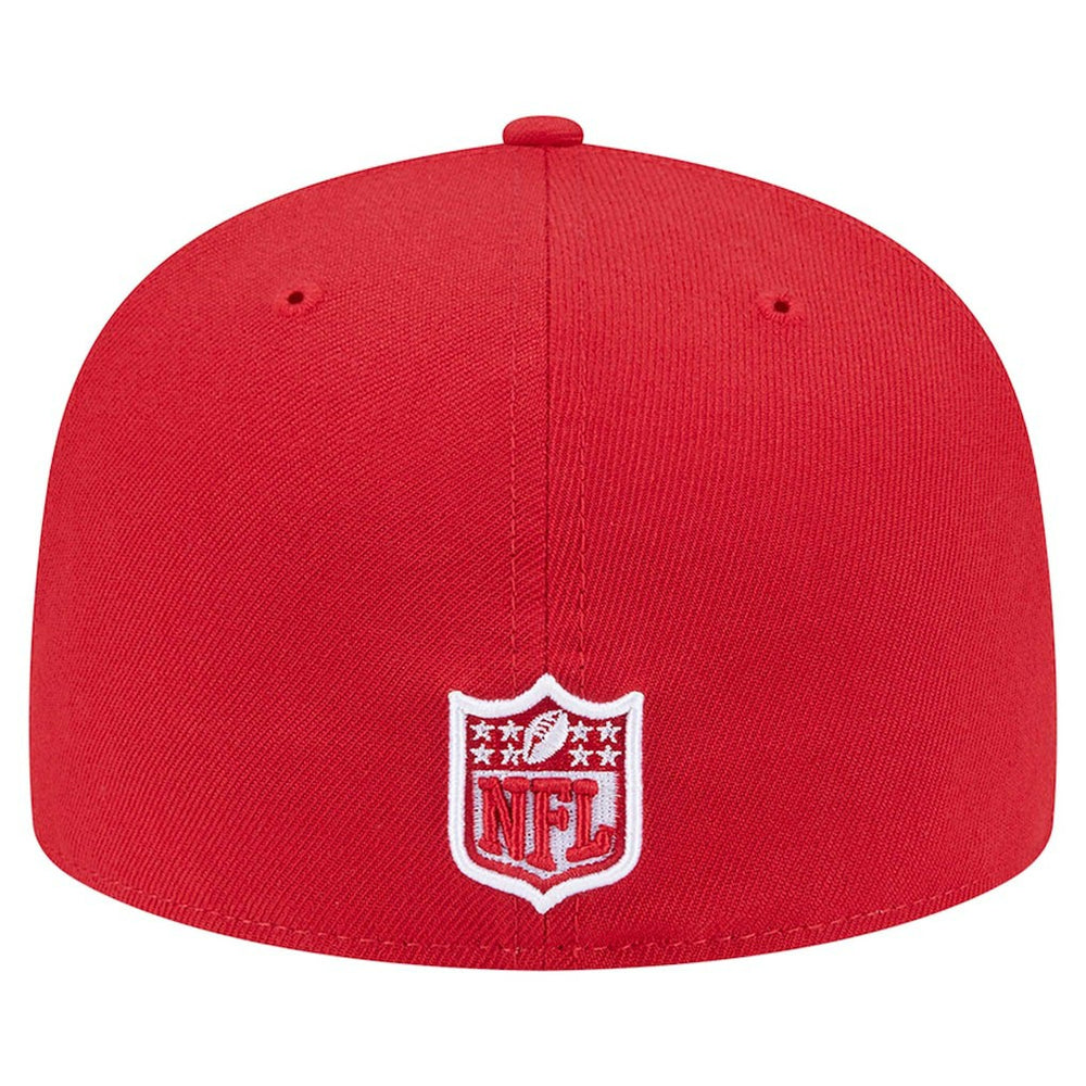 San Francisco 49ers New Era Checkered 59FIFTY Fitted Hat Scarlet