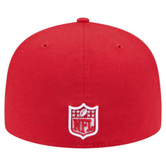 San Francisco 49ers New Era Checkered 59FIFTY Fitted Hat Scarlet