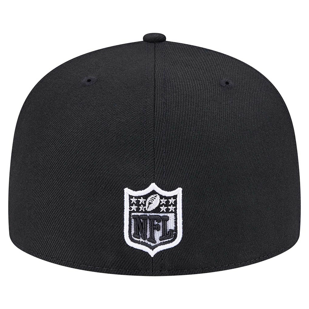 New Orleans Saints New Era Checkered 59FIFTY Fitted Hat Black