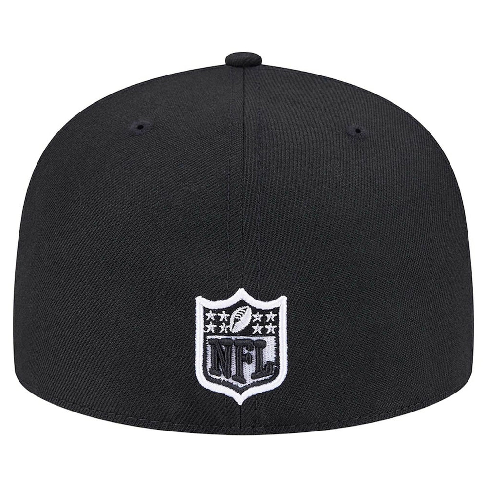 New Orleans Saints New Era Checkered 59FIFTY Fitted Hat Black