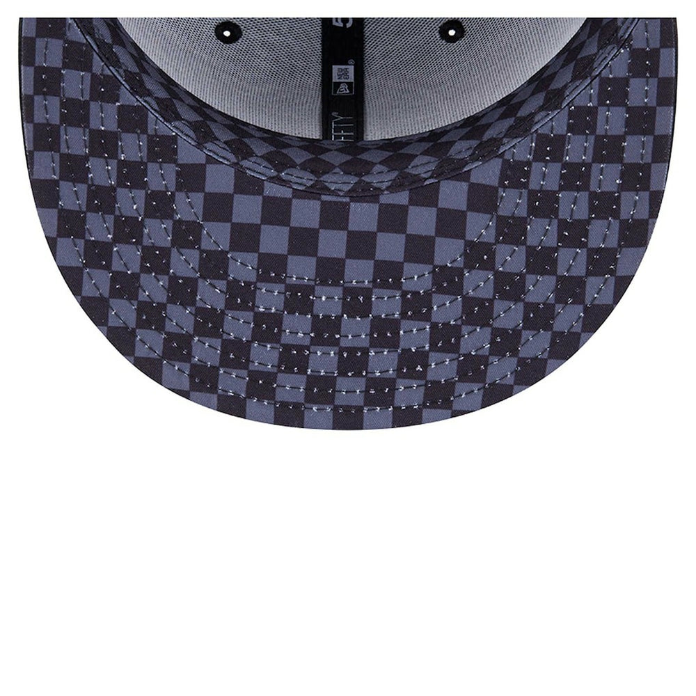New Orleans Saints New Era Checkered 59FIFTY Fitted Hat Black