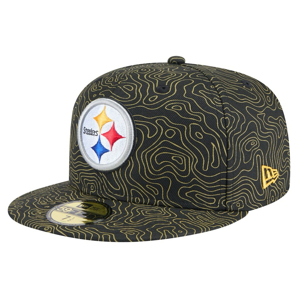 Pittsburgh Steelers New Era Geo 59FIFTY Fitted Hat Black