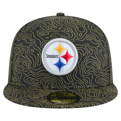 Pittsburgh Steelers New Era Geo 59FIFTY Fitted Hat Black