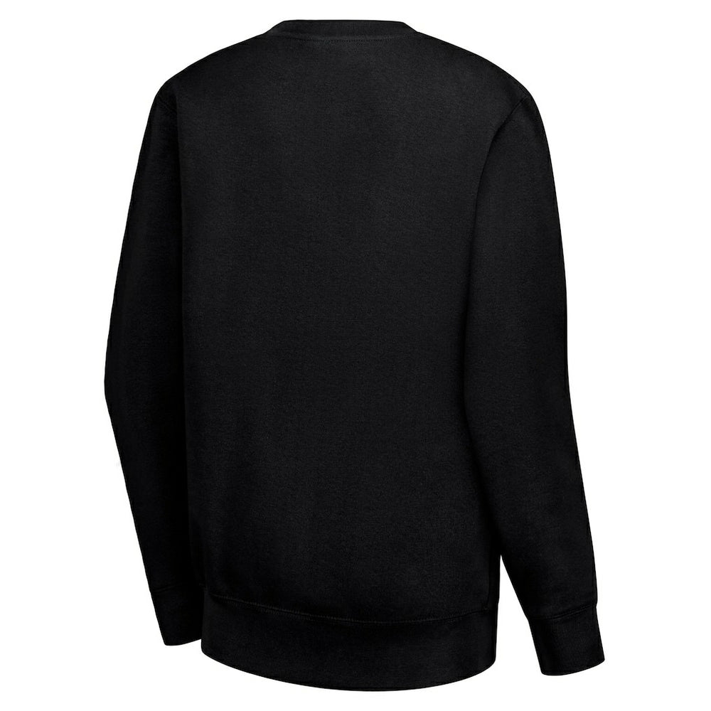 Golden State Warriors G-III 4Her by Carl Banks Women's Heart Graphic Fleece Pullover Sweatshirt Black
