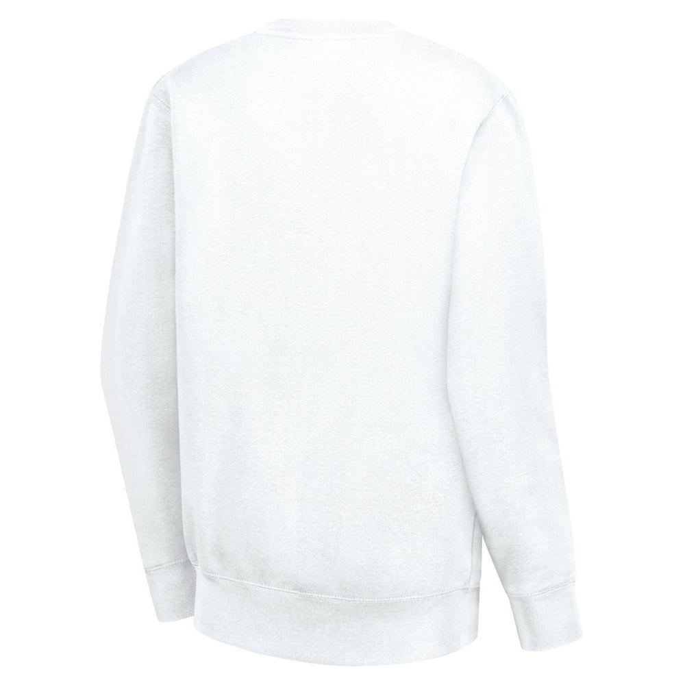 New York Knicks G-III 4Her by Carl Banks Women's Heart Graphic Fleece Pullover Sweatshirt White
