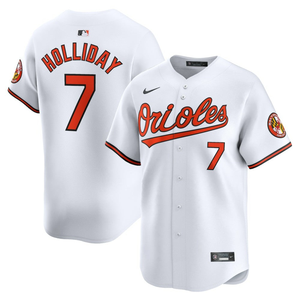 Jackson Holliday Baltimore Orioles Nike Home Limited Player Jersey - White - Nike Lifestyle