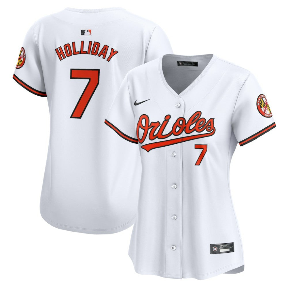 Jackson Holliday Baltimore Orioles Nike Women's Home Limited Player Jersey - White - Nike Lifestyle