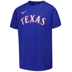 Evan Carter Texas Rangers Nike Youth Name & Number T-Shirt - Royal - Nike Sale