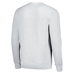 New York Jets Homage Unisex Crest Tri-Blend Crewneck Pullover Sweatshirt White