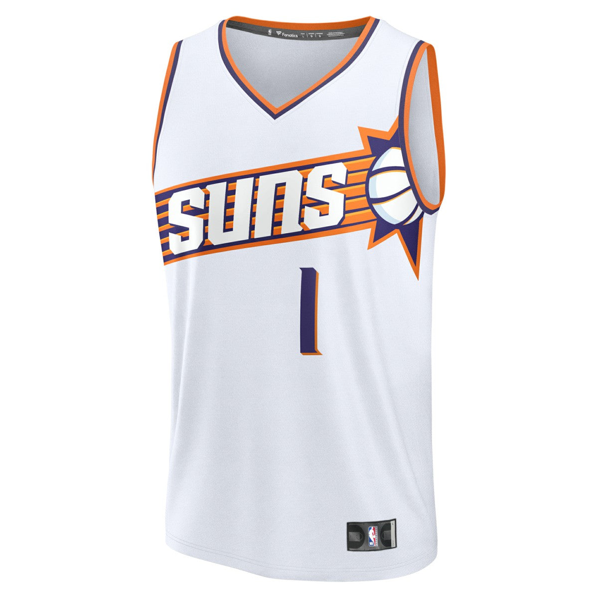 Devin Booker Phoenix Suns Youth Fast Break Replica Player Jersey Association Edition White | Fanatics
