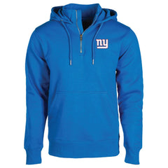 New York Giants Dunbrooke Unisex Defender Quarter-Zip Hoodie Royal