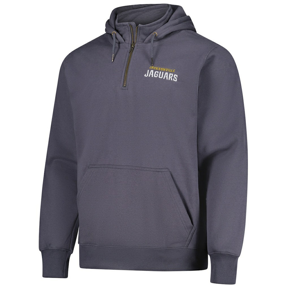 Jacksonville Jaguars Dunbrooke Unisex Defender Quarter-Zip Hoodie Graphite