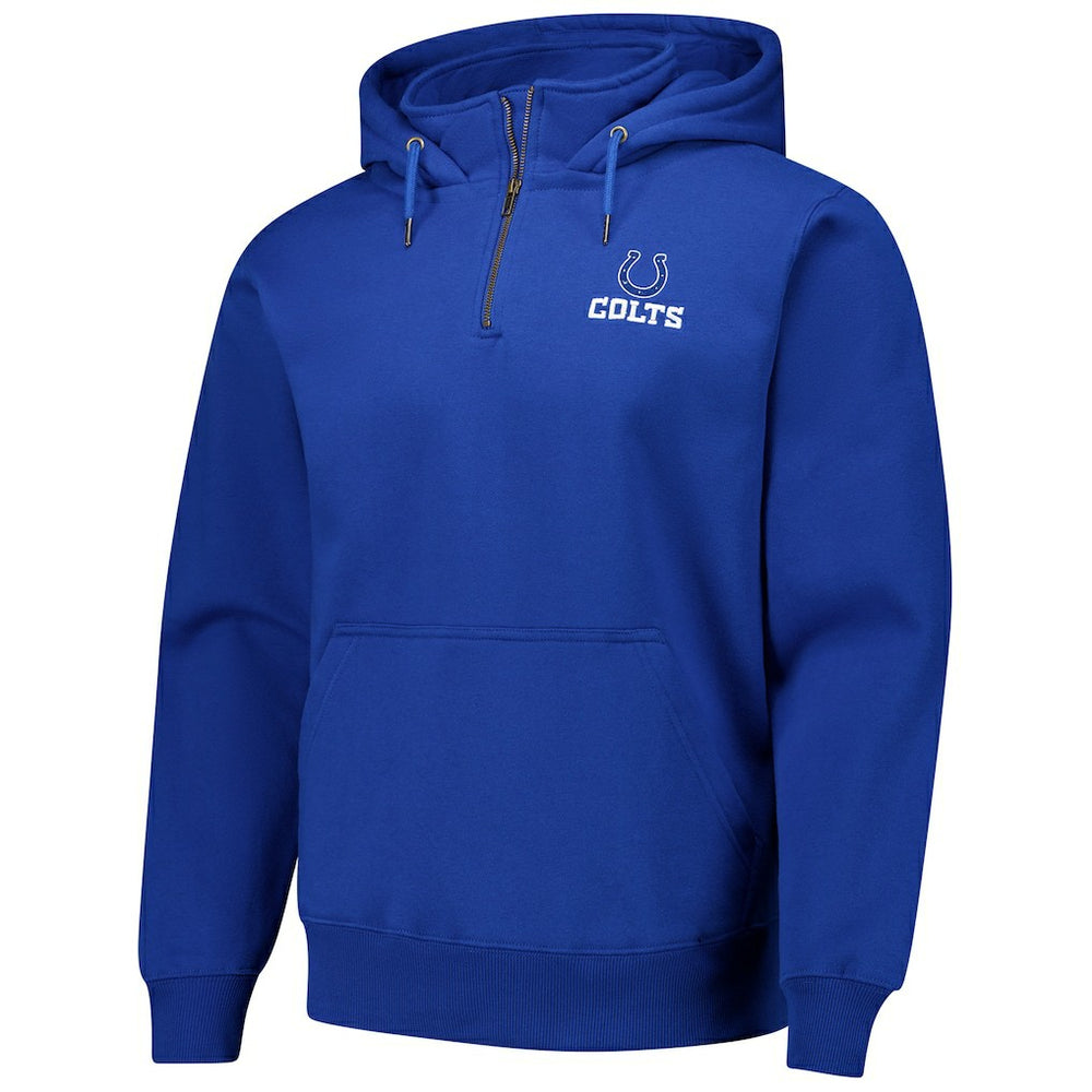 Indianapolis Colts Dunbrooke Unisex Defender Quarter-Zip Hoodie Royal