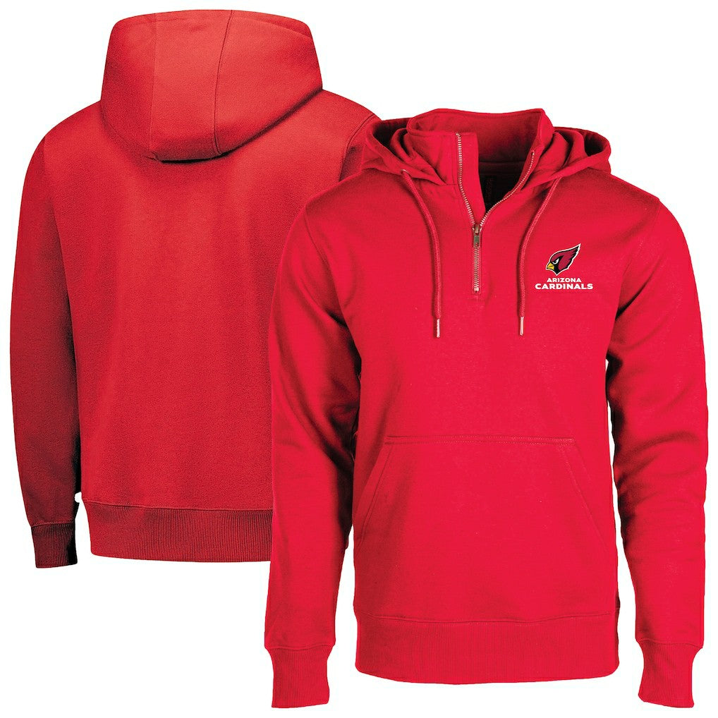 Arizona Cardinals Dunbrooke Unisex Defender Quarter-Zip Hoodie Cardinal