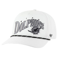 47 brand Miami Dolphins '47 Wave Speckle Hitch Rope Adjustable Hat White