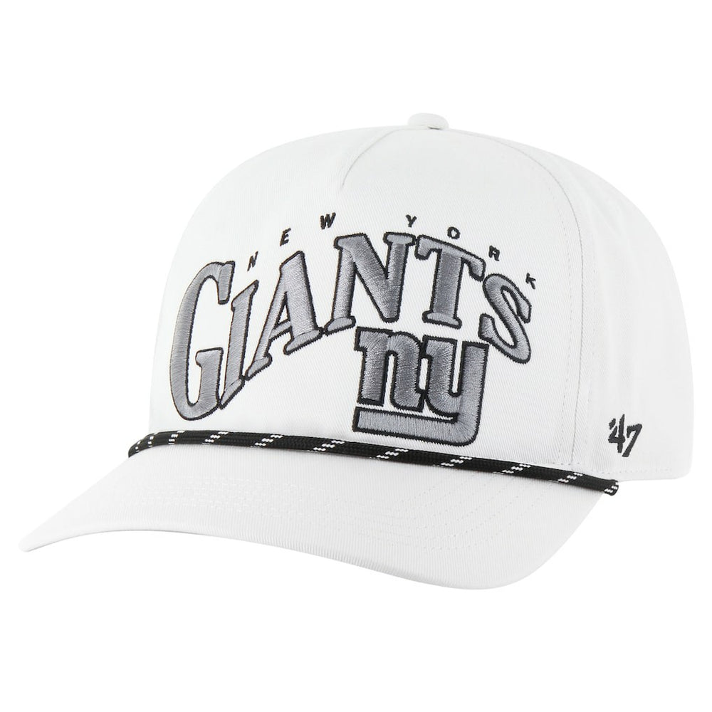 47 brand New York Giants '47 Wave Speckle Hitch Rope Adjustable Hat White