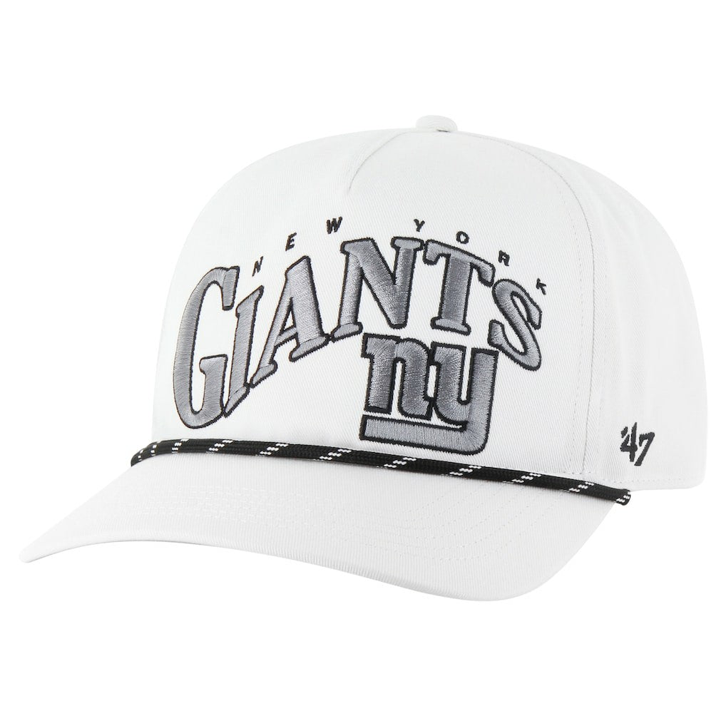 47 brand New York Giants '47 Wave Speckle Hitch Rope Adjustable Hat White