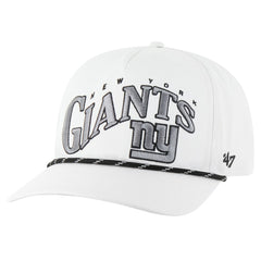 47 brand New York Giants '47 Wave Speckle Hitch Rope Adjustable Hat White