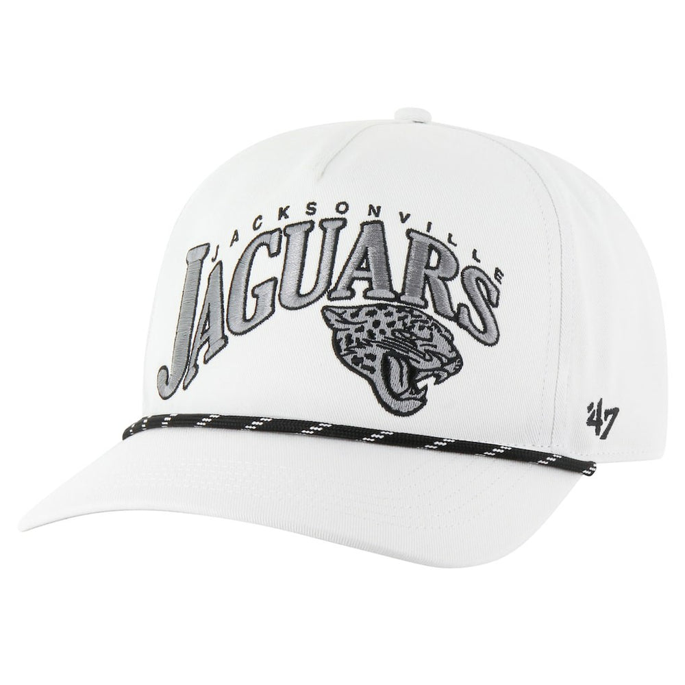 47 brand Jacksonville Jaguars '47 Wave Speckle Hitch Rope Adjustable Hat White