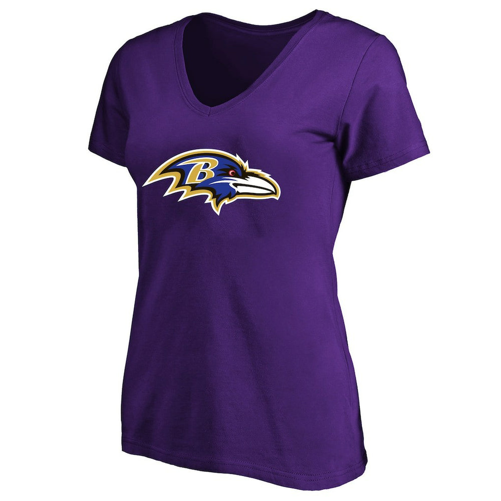 Derrick Henry Baltimore Ravens Women's Plus Size Fair Catch Name & Number Scoop Neck T-Shirt Purple