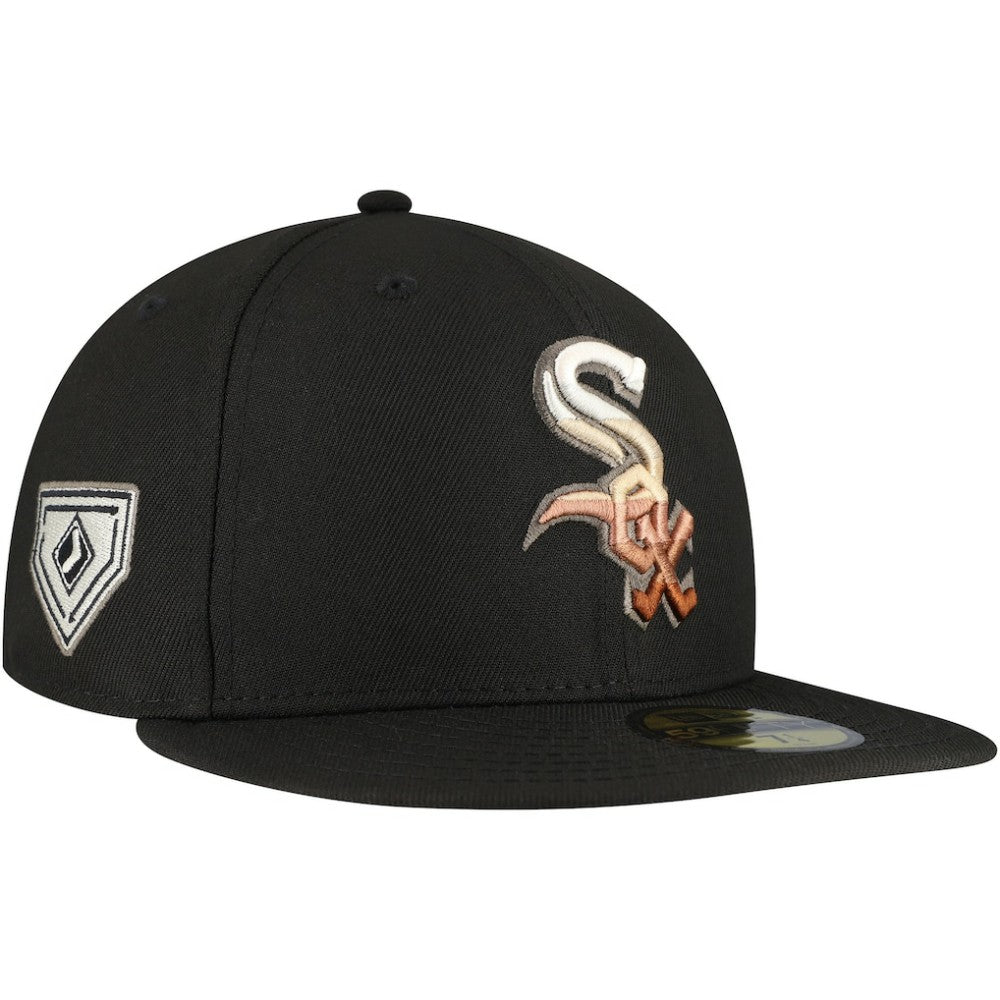 Chicago White Sox New Era Dune Gradient Side Patch 59FIFTY Fitted Hat - Black - New Era on Sale