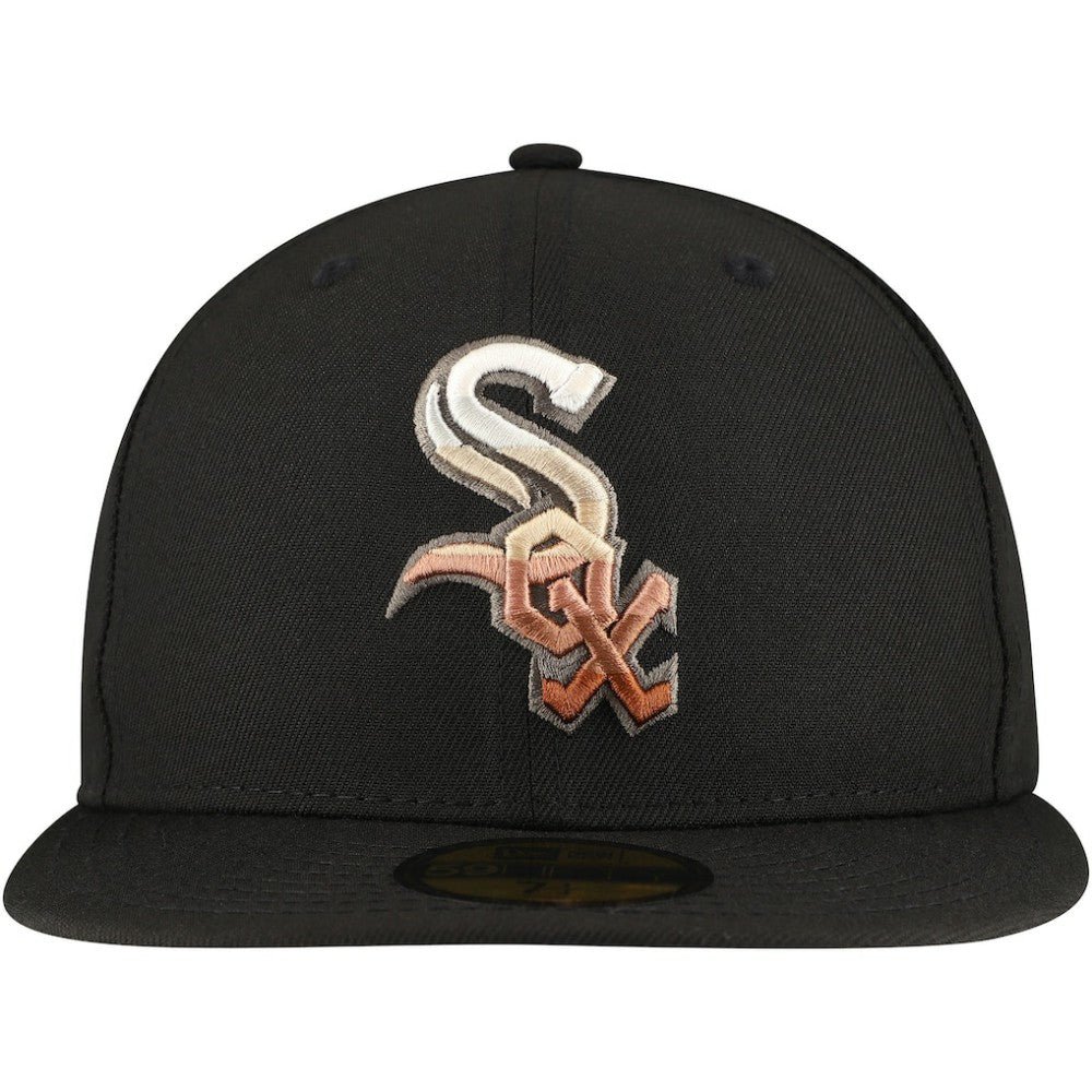 Chicago White Sox New Era Dune Gradient Side Patch 59FIFTY Fitted Hat - Black - New Era on Sale