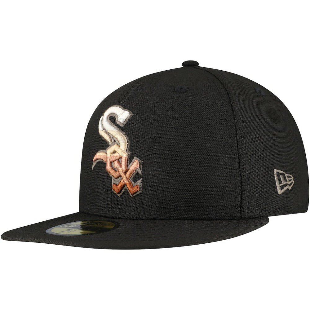 Chicago White Sox New Era Dune Gradient Side Patch 59FIFTY Fitted Hat - Black - New Era on Sale
