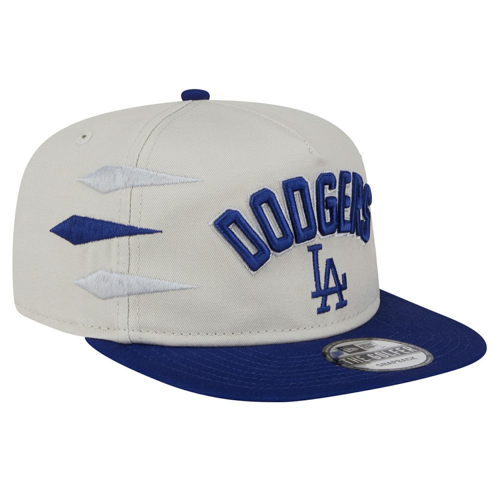 Los Angeles Dodgers New Era Iron Golfer Snapback Hat - Cream - New Era on Sale