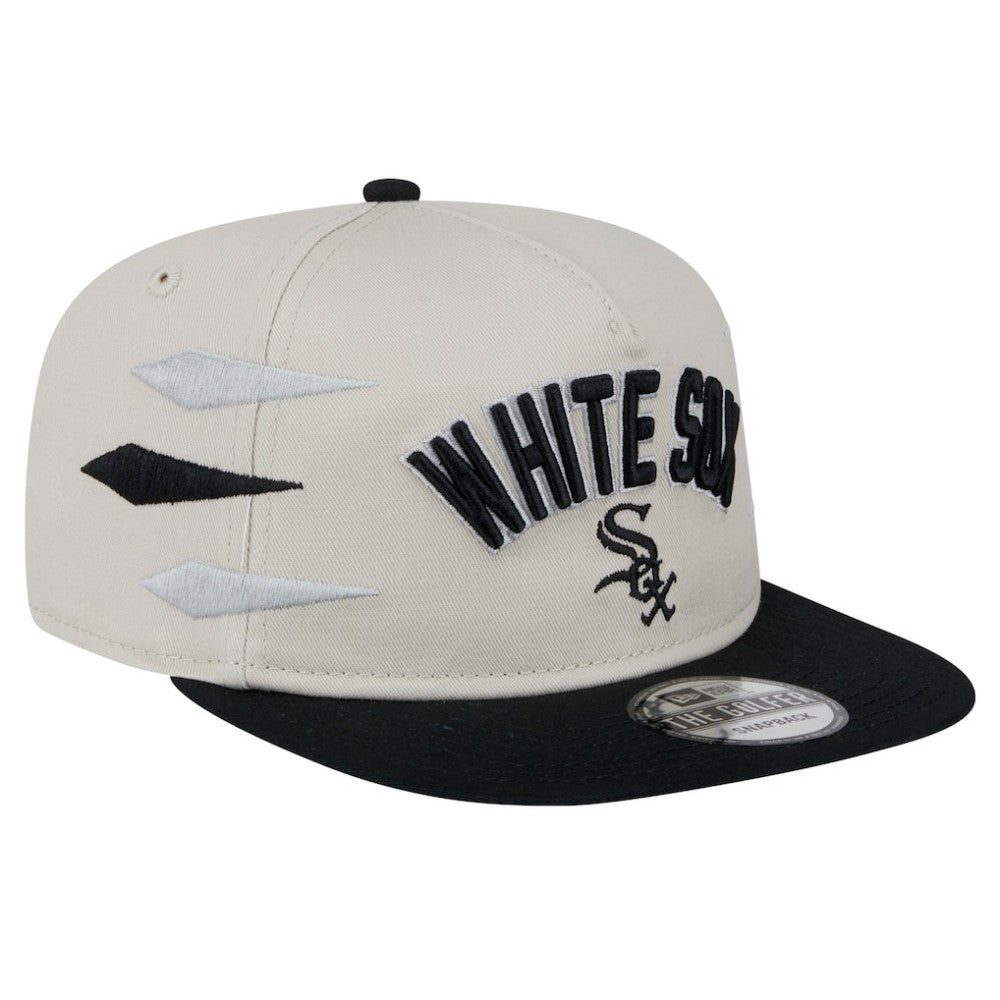 Chicago White Sox New Era Iron Golfer Snapback Hat - Cream - New Era Discount