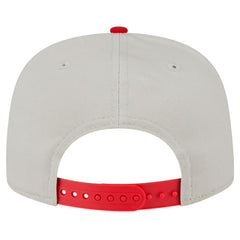 Cincinnati Reds New Era Iron Golfer Snapback Hat - Cream - New Era Discount