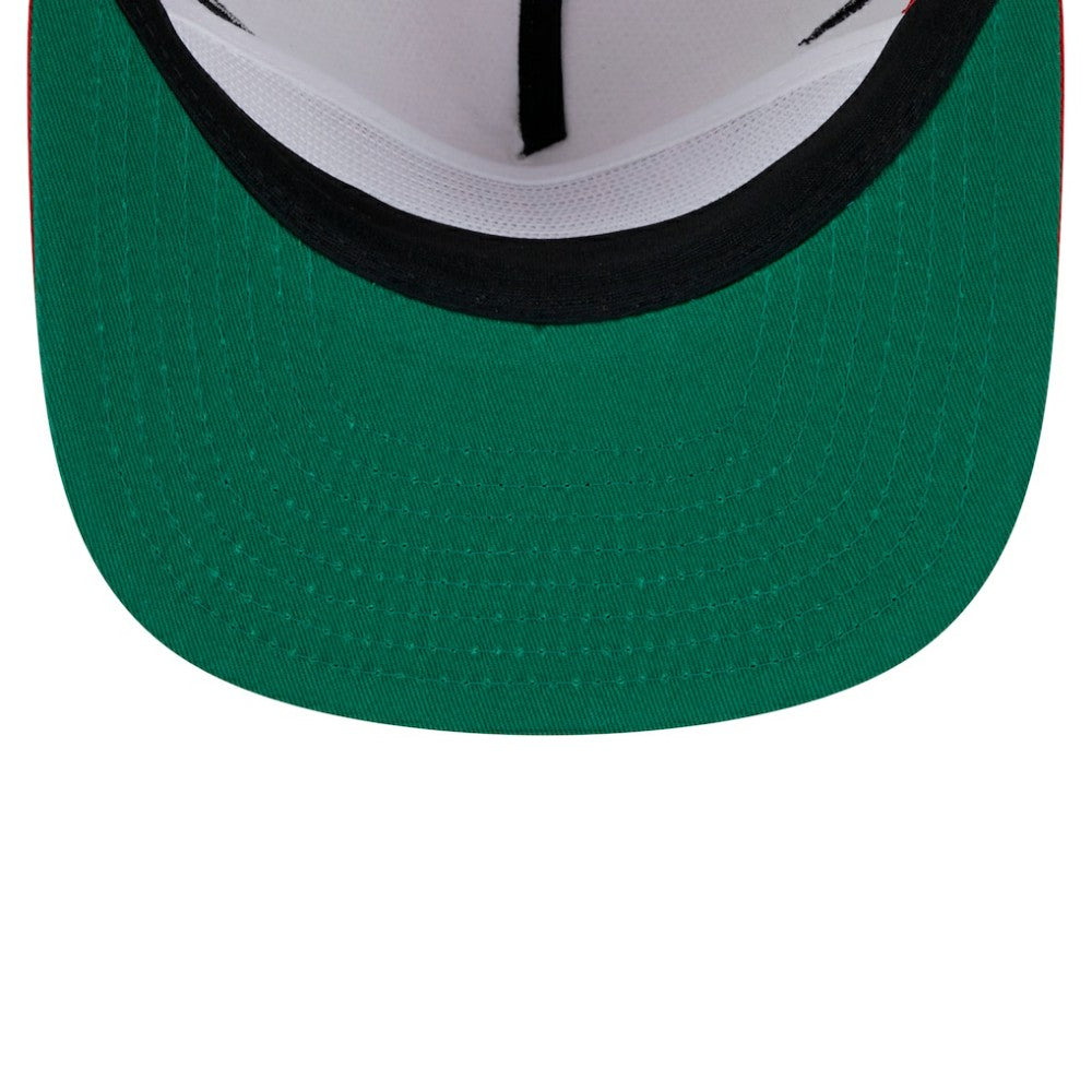 Cincinnati Reds New Era Iron Golfer Snapback Hat - Cream - New Era Discount