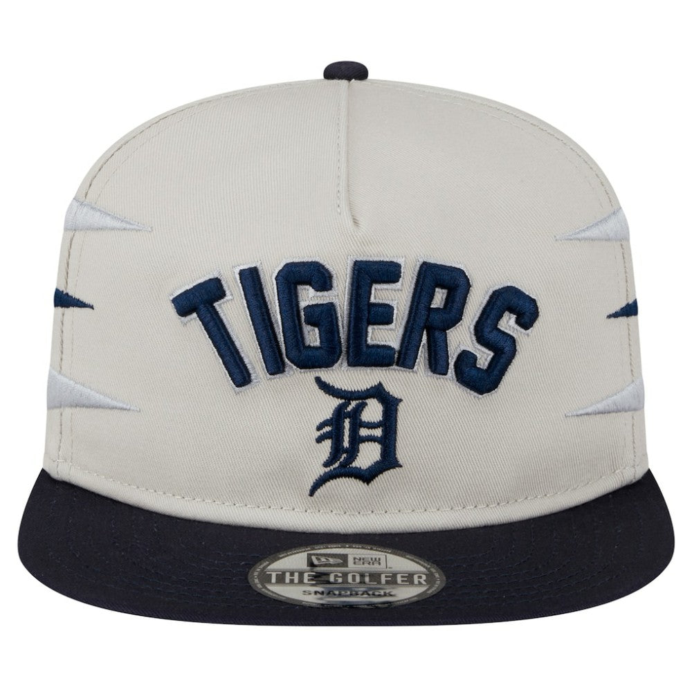 Detroit Tigers New Era Iron Golfer Snapback Hat - Cream - New Era Sale