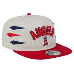 Los Angeles Angels New Era Iron Golfer Snapback Hat - Cream - New Era Lifestyle