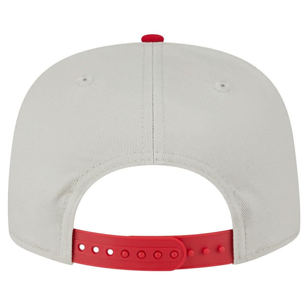 Los Angeles Angels New Era Iron Golfer Snapback Hat - Cream - New Era Lifestyle