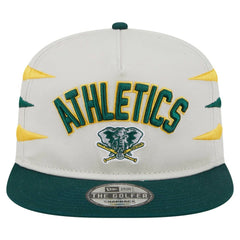 Athletics New Era Iron Golfer Snapback Hat - Cream - New Era Online