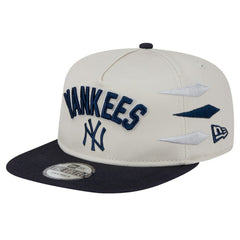 New York Yankees New Era Iron Golfer Snapback Hat - Cream - New Era Discount