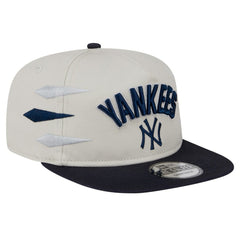 New York Yankees New Era Iron Golfer Snapback Hat - Cream - New Era Discount