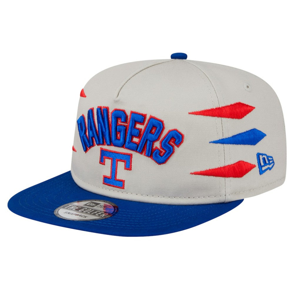 Texas Rangers New Era Iron Golfer Snapback Hat - Cream - New Era Lifestyle