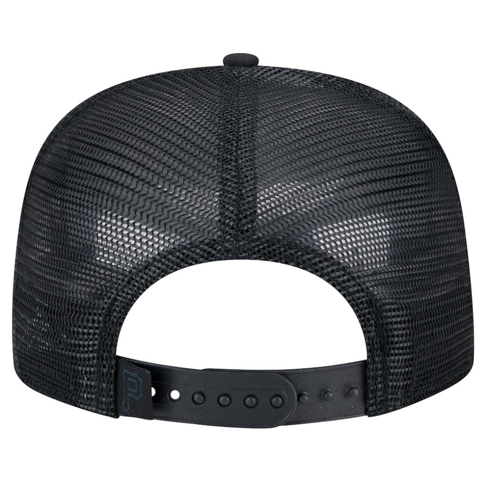 Pittsburgh Pirates New Era Score Check 9FIFTY A-Frame Trucker Snapback Hat - Black - New Era Online