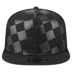 San Francisco Giants New Era Score Check 9FIFTY A-Frame Trucker Snapback Hat - Black - New Era on Sale