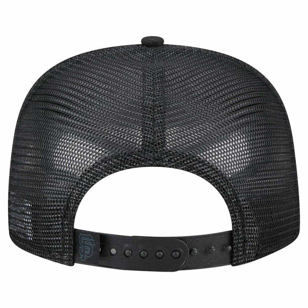 San Francisco Giants New Era Score Check 9FIFTY A-Frame Trucker Snapback Hat - Black - New Era on Sale